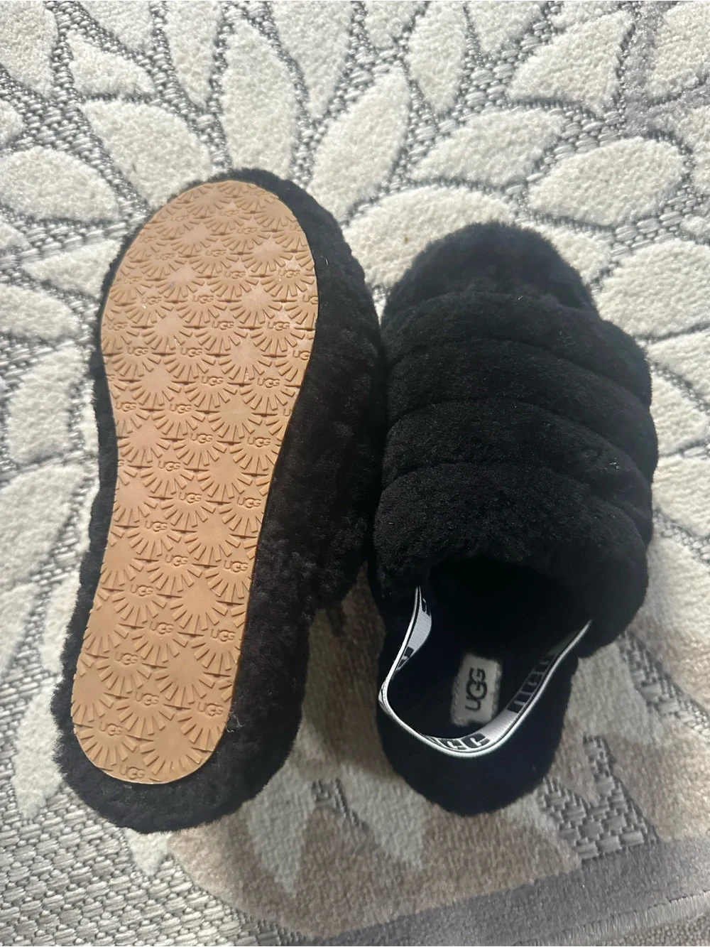 UGG black slippers